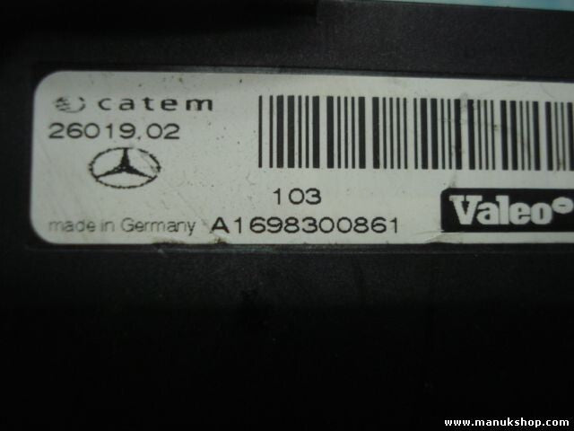 Zusatzheizung Mercedes-Benz W169 VALEO A1698300861 A 1698300861 985667j