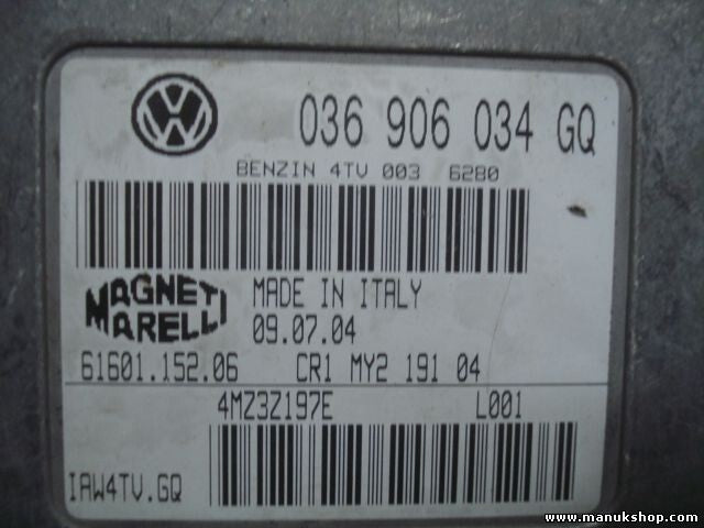 Motorsteuergerät VW Polo 9N 9N3 1,4 16V BBY BKY 2002 - 2005 036 906 034 GQ