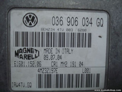 Motorsteuergerät VW Polo 9N 9N3 1,4 16V BBY BKY 2002 - 2005 036 906 034 GQ