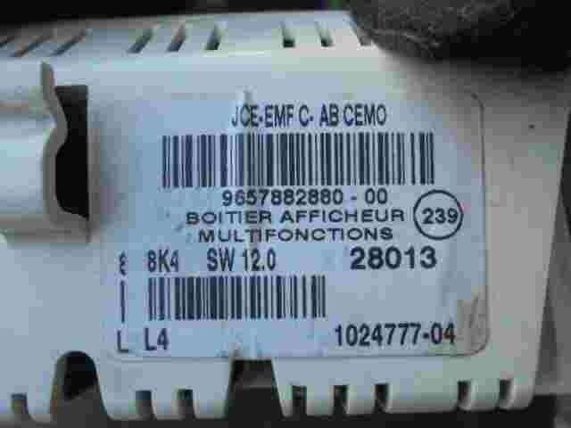 Bordcomputer  Citroen C4 965788288000 9657882880-00 JCE-EMF C.AB CEM0 102477704
