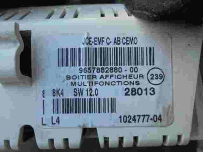 Bordcomputer  Citroen C4 965788288000 9657882880-00 JCE-EMF C.AB CEM0 102477704