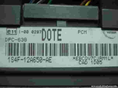 Motorsteuergerät Ford Focus 1.8 VISTEON 1S4F12A650AE 1S4F-12A650-AE D0TE DPC-638