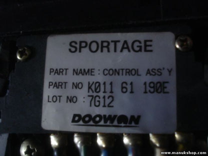 Heizungsbedienteil Kia Sportage K01161190E K011 61 190E