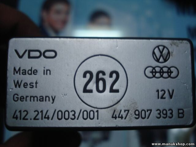Steuergerät Leerlaufregulierung Audi 100 200 Nr. 262 447907393B 412214003001