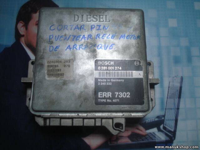Motorsteuergerät Land Range Rover Mk II LP P38A 2.5 D 2246984 2245332 0281001274