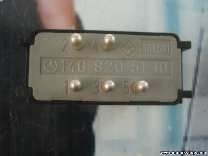 Heckscheibenheizung schalter Mercedes-Benz W124 W202 1408205110 140 820 51 10