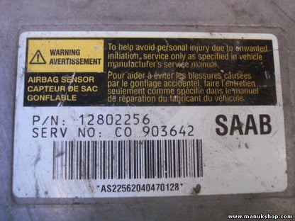 Airbagsensor Airbagsteuergerät SAAB 9-3 2.2 TID 12802256 C0903642 CO 903642