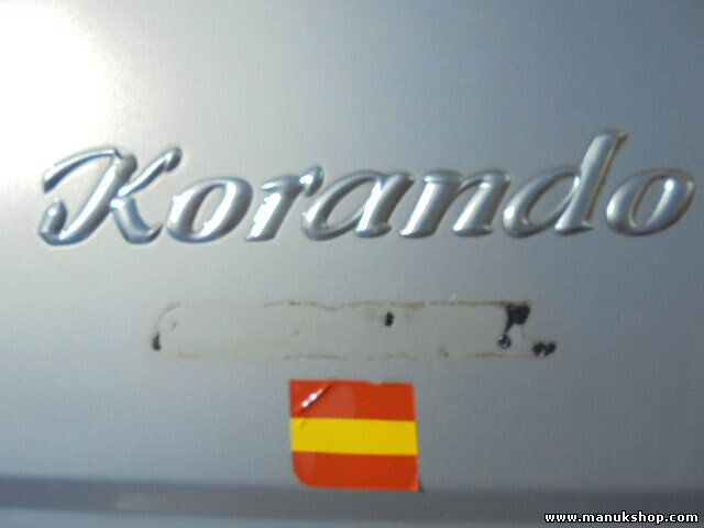 Heckklappe Kofferraumklappe  SsangYong Korando (KJ) Daewoo,