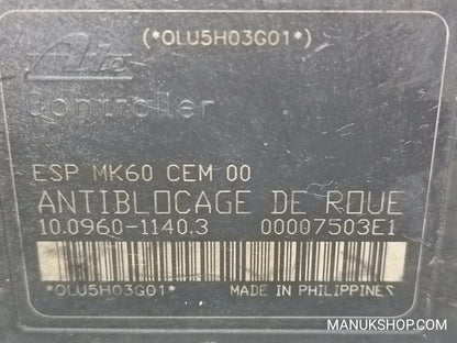 ABS Hydraulikblock Citroen C5 ATE 10096011403 10.0960-1140.3 00007503E1