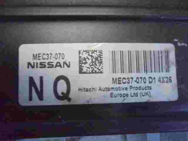 Motorsteuergerät  Nissan Primera Hitachi NQ MEC37070 MEC37-070 MEC37070D14X26