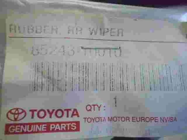 Rubber Rear Wiper Bla  Toyota Corolla 8524310010 85243-10010
