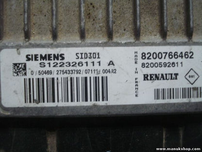 Motorsteuergerät Renault Scenic SID 301 8200766462 8200592611 S122326111A