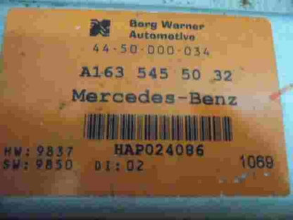 Steuergerät Verteilergetriebe Mercedes-Benz W163 ML A1635455032 A163 545 50 32