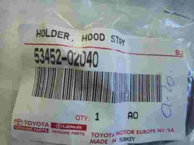 Holder Hood Stay / Toyota Auris (E15) 5345202040 53452-02040 ..