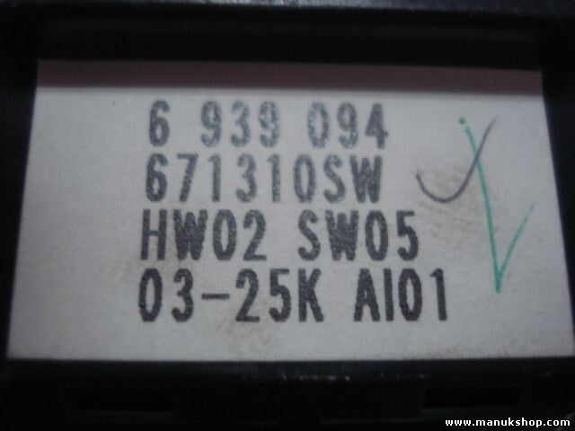 Fensterheber schalter BMW E61 E60 6939094 671310SW HW02 SW05 03-25K AI01