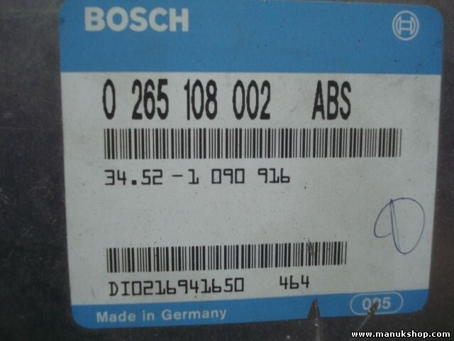 Steuergerät BMW E34 34.52-1 090 916 34521090916 BOSCH 0265108002 0 265 108 002