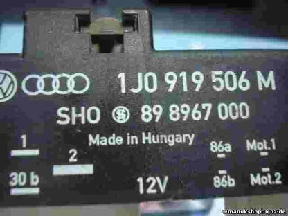 Steuergerät Elektrolüfter Seat Cordoba Ibiza VW Polo 9N  Fabia 6Y 1J0919506M