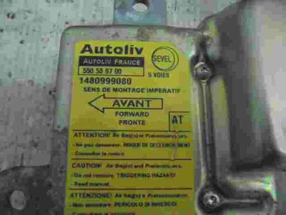 Airbagsensor Airbagsteuergerät Citroen Peugeot 806 (AT) 1480999080 550539700