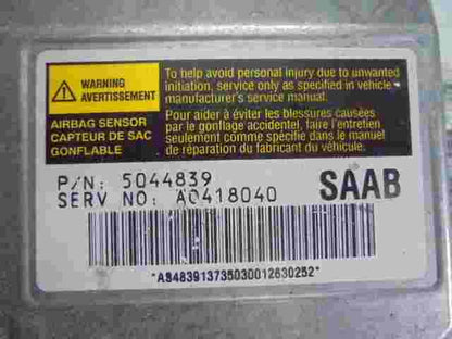 Airbagsensor Airbagsteuergerät Saab 9-5 5044839 A0418040