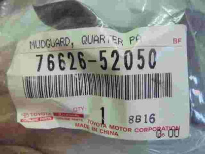 Mudguard Quarter Panel Rear LH/ Toyota Yaris 7662652050 76626-52050