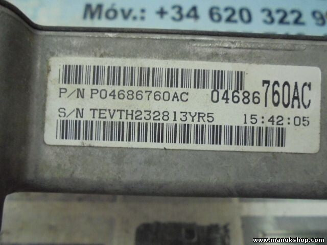 Getriebesteuerung Chrysler Voyager 3.3L P04686760AC 04686760AC TEVTH202812IW0