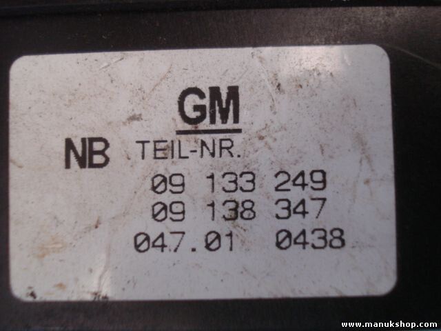 Lichtschalter Opel 09133249 09 133 249 09138347 09 138 347