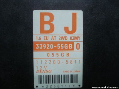Motorsteuergerät Suzuki Liana 1.6 3392055GB0 DENSO 1122005811