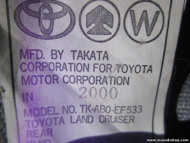 Gurtschloss Gurtschnapper hinten links Toyota TK-AB0-EF533 TKAB0EF533