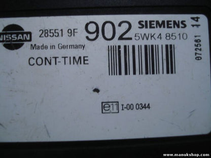 Steuergerät Zentralverriegelung Nissan Terrano 285519F902 SIEMENS 5WK48510