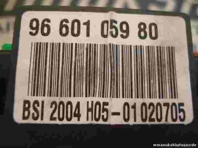 Sicherungskasten  Peugeot 307 Citroen C4 BSI 2004 H05-01 9660105980 21676031-5B