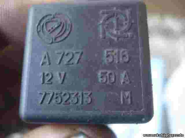 Relais Fiat Marea Alfa Romeo 156 7752313 M A727 516 12V 50A