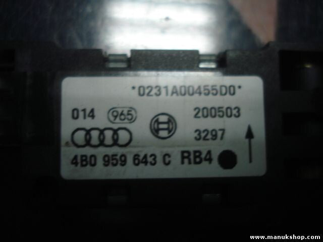 Airbagsensor Airbagsteuergerät Audi A6 4B 4B0959643C 4B0 959 643 C 300601