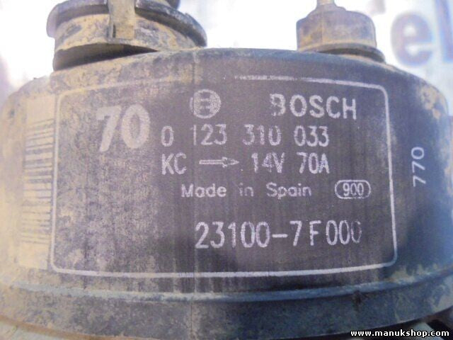 Lichtmaschine Nissan Terrano Maverick 231007F000 BOSCH 0123310033 0986040850