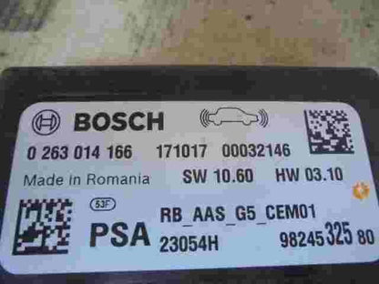 Steuergerät Einparkhilfe Peugeot 308 9824532580 0263014166 23054H RB-AASG5-CEM01