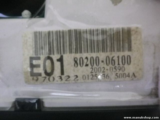 Kombiinstrument Tacho SsangYong Korando (KJ) 2.9 D E01 80200-06100 8020006100