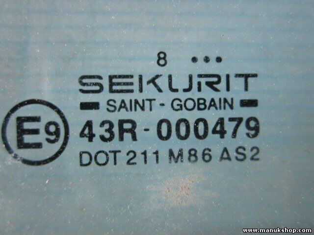 Türscheibe Seitenscheibe hinten links Suzuki Vitara 1988 43R000479 43R-000479