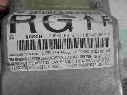 Airbagsensor Airbagsteuergerät Chrysler Voyager 04748604AA BOSCH 0285001466