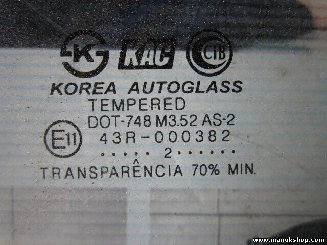 Türscheibe Seitenscheibe hinten rechts Hyundai Santa Fe 2002 43R000382