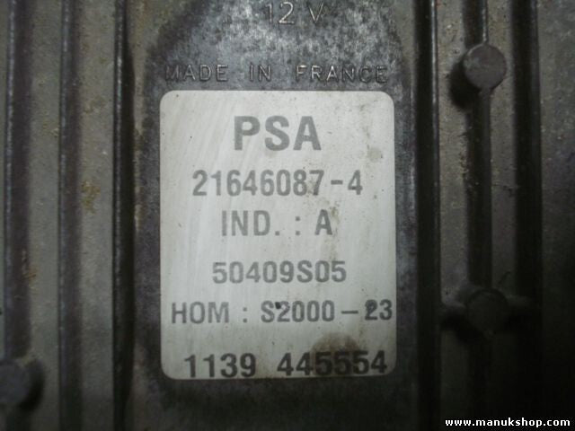 Motorsteuergerät Peugeot 206 SAGEM PSA 9643134680 9637706180-05 HOM S2000-23