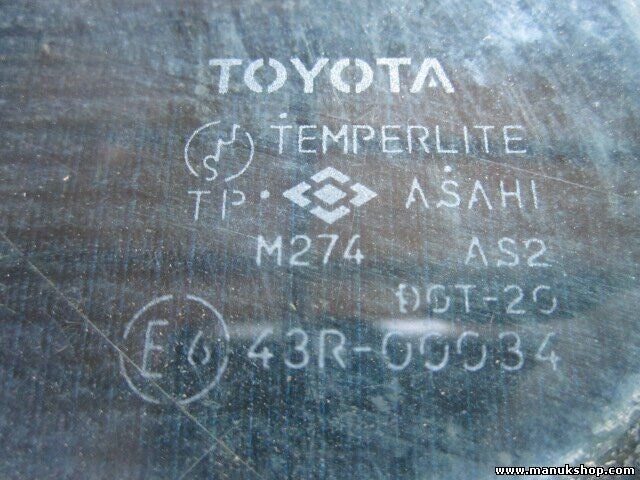Dreieckscheibe Seitenscheibe hinten rechts Toyota 4Runner 43R00034 43R-00034