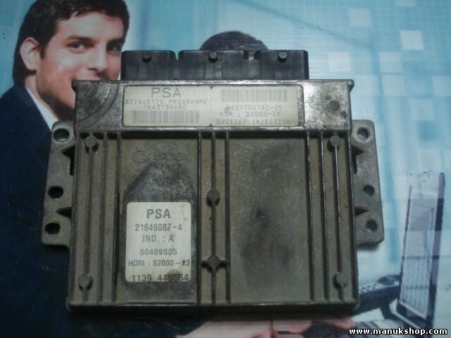 Motorsteuergerät Peugeot 206 SAGEM PSA 9643134680 9637706180-05 HOM S2000-23
