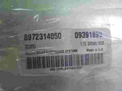 Motorsteuergerät Opel Astra Corsa Vectra DELPHI DELCO 8972314050 09391899