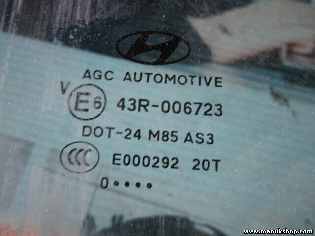 Türscheibe Seitenscheibe hinten rechts Hyundai ix35 1.7 CRDi 1 15 43R006723