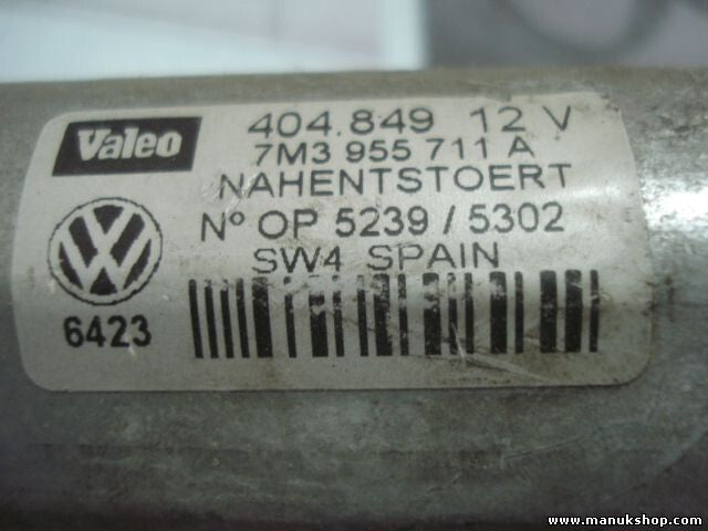 Heckwischermotor wischermotor hinten Sharan Ford Galaxy VALEO 7M3955711A 404849B