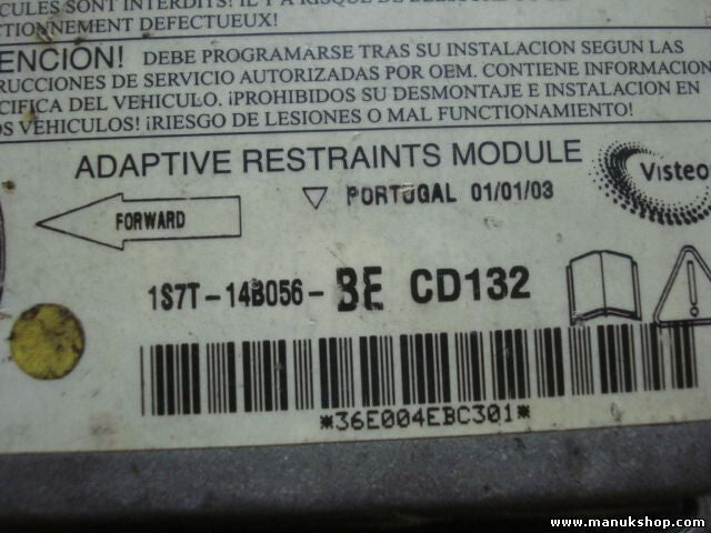 Airbagsensor Airbagsteuergerät Ford Mondeo CS132 1S7T14B056BE 1S7T-14B056-BE