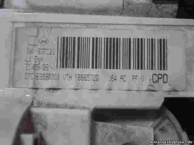 Klimabedienteil Renault Scenic II Megane DTC VALEO 69580001 VTH 666572Q CPD