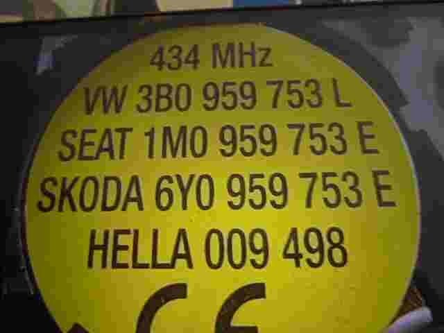 Funkfernbedienung  Seat Leon Toledo L01556B C01556B 3B0959753L 1M0959753E