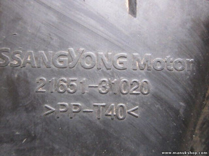Lüftermotor Kühlerventilator Abdeckung Ssangyong XDI 114 155 PS 2165131020 PPT40