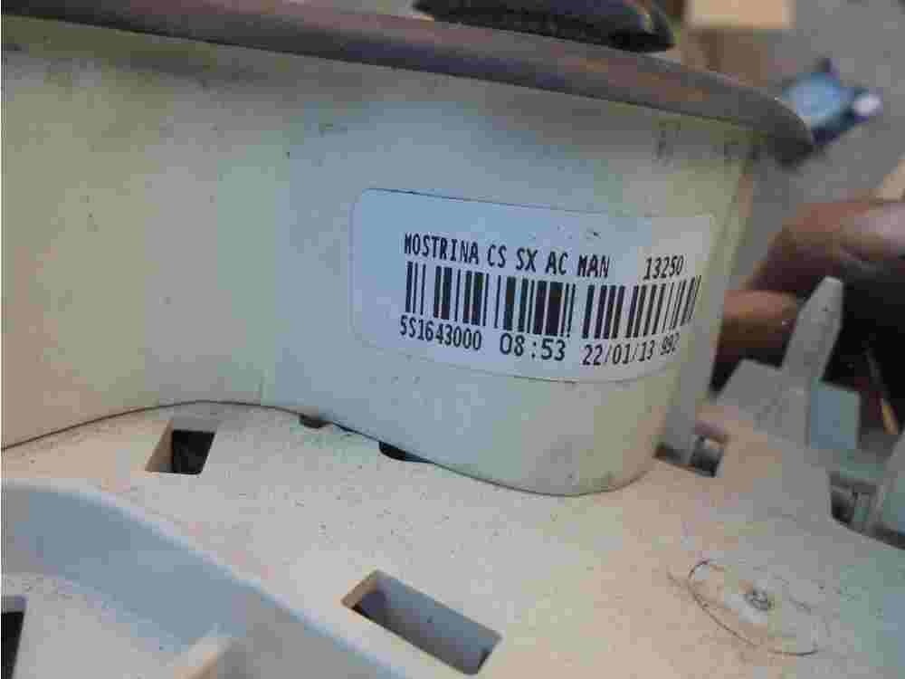 Heizungsbedienteil  Fiat Panda 5S1643000 5S1644000 Mostrina CS SX AC MAN CS DX