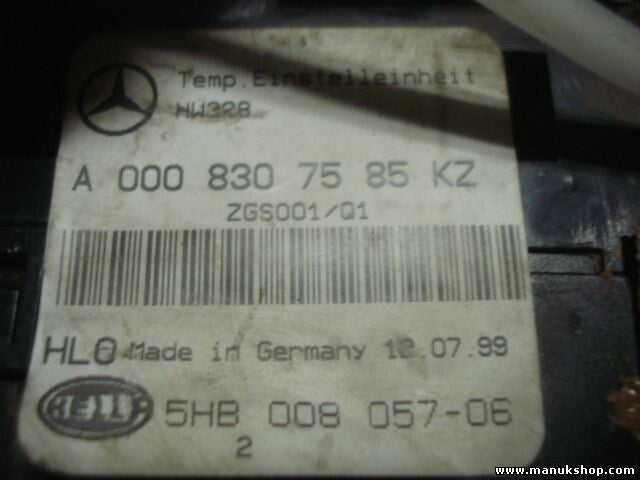 Heizungsbedienteil Mercedes-Benz Vito V230 A0008307585 A0008307585KZ 5HB00805706